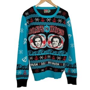 Step Brothers Christmas Sweater Boats N Hoes Brennan Dale Large